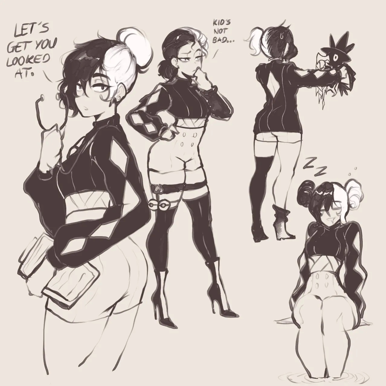 [ThiccwithaQ / Nyantcha] Yorra Villeneuve (Pokemon OC)