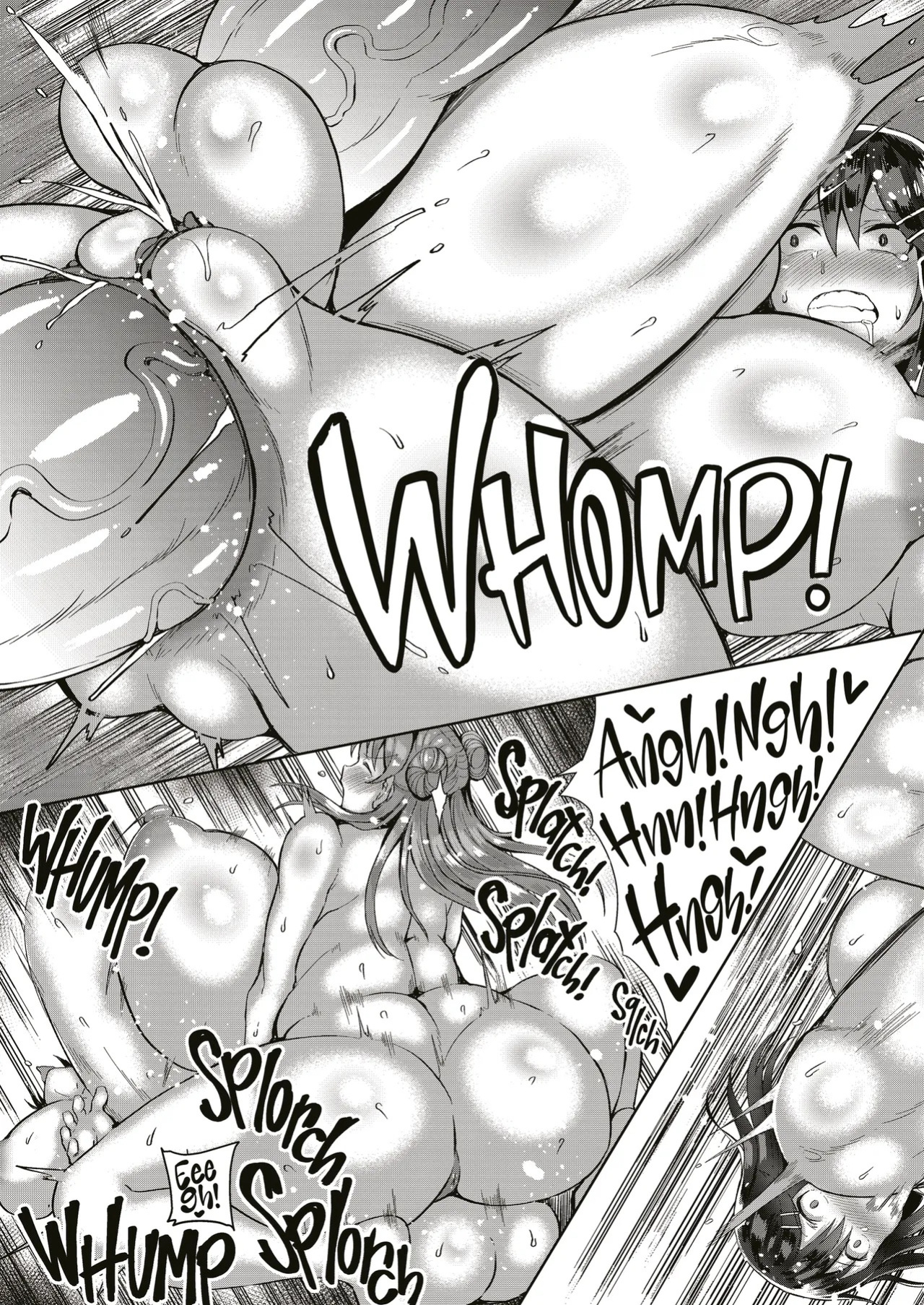[Rosetta Stone (Teterun)] Tamatsuki Futa ga Yarareru Hon | Gigadick Futa Fight Night [English] [J18] [Decensored] [Digital]
