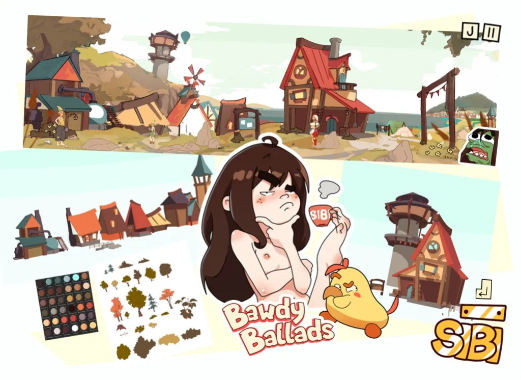 [various] Bawdy Ballads: Ayli, Sibi & friends (OCs by SIBI)