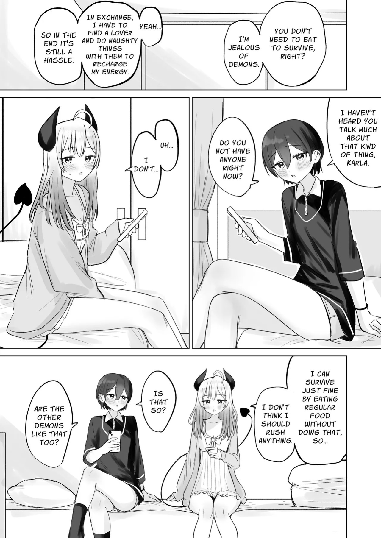 [Bonnou Sousaku (Bon)] Shikiyoku Kaihou Succubus-chan | Lust-Unleashed Succubus-chan [English] [syxzcore]