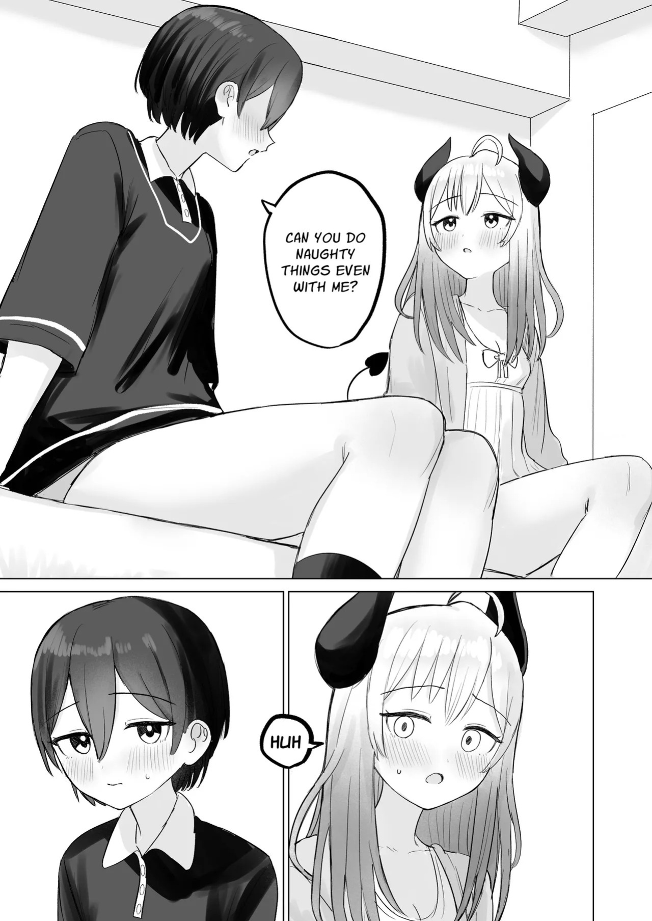 [Bonnou Sousaku (Bon)] Shikiyoku Kaihou Succubus-chan | Lust-Unleashed Succubus-chan [English] [syxzcore]