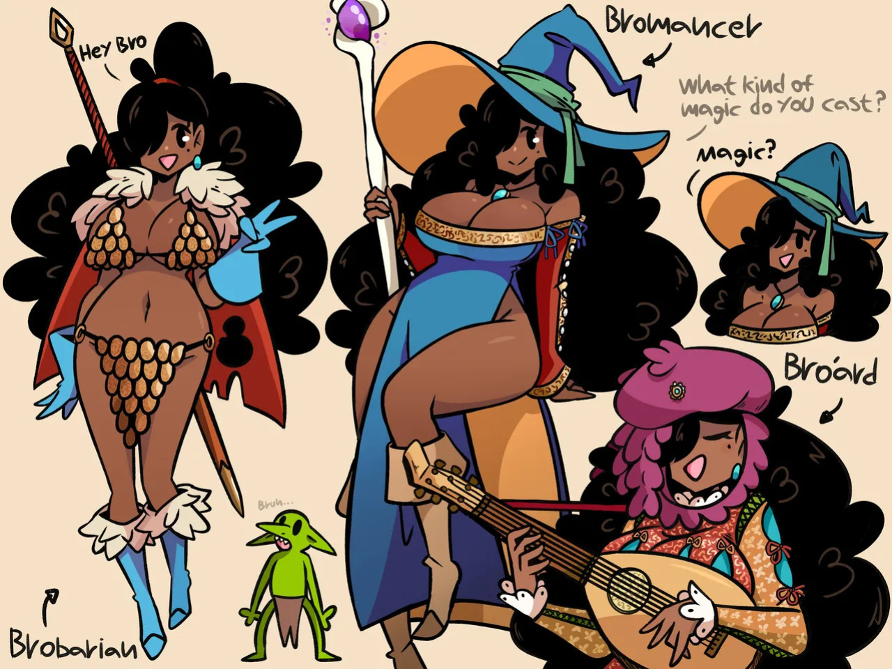 [various] Bro-girl (OC by Murgoten)