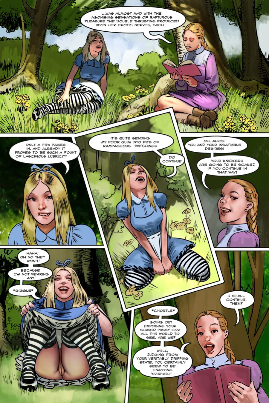 Alice off the deep end 2025 Alice in Wonderland Parody