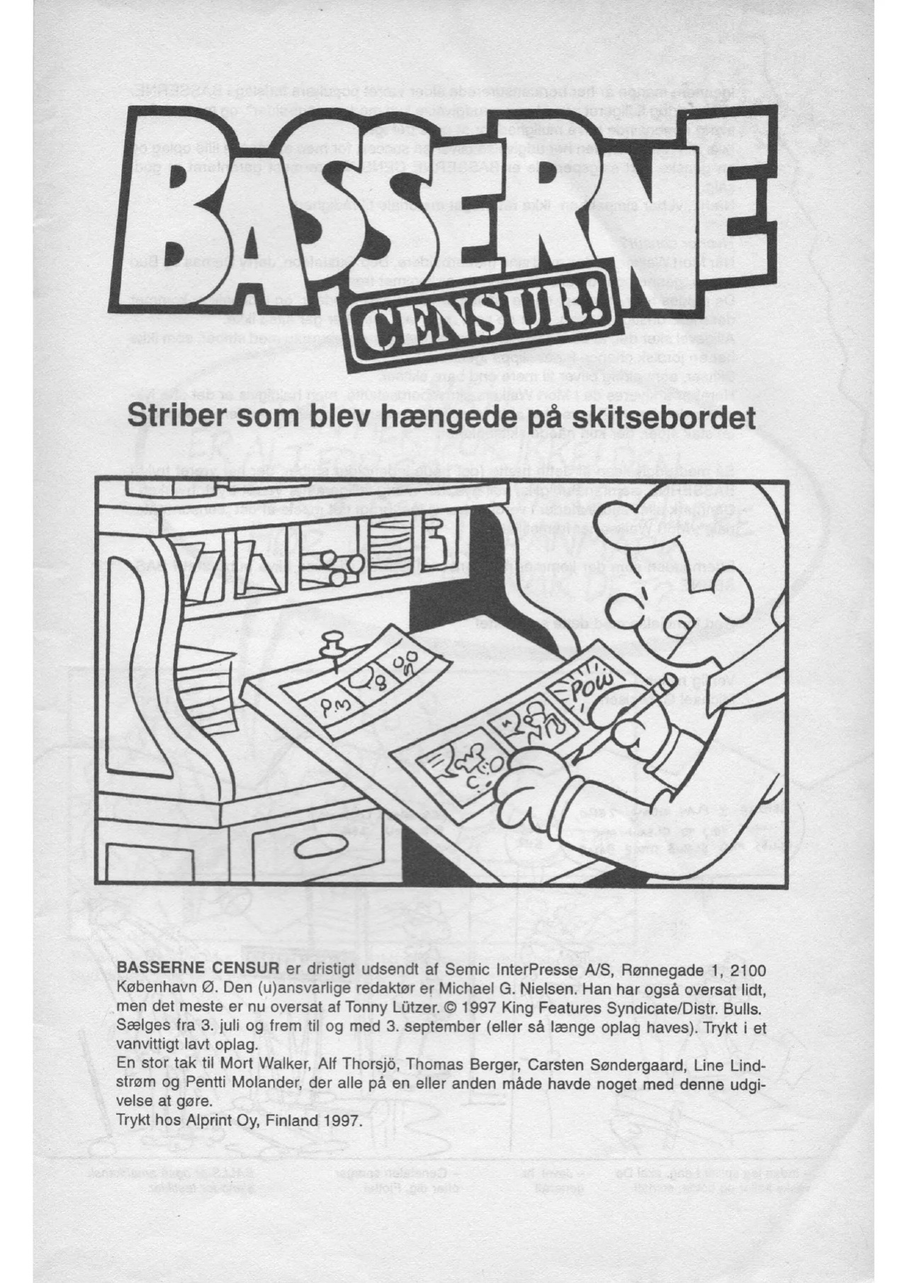 [Mort Walker] Basserne Censur! #1 [Danish, English]
