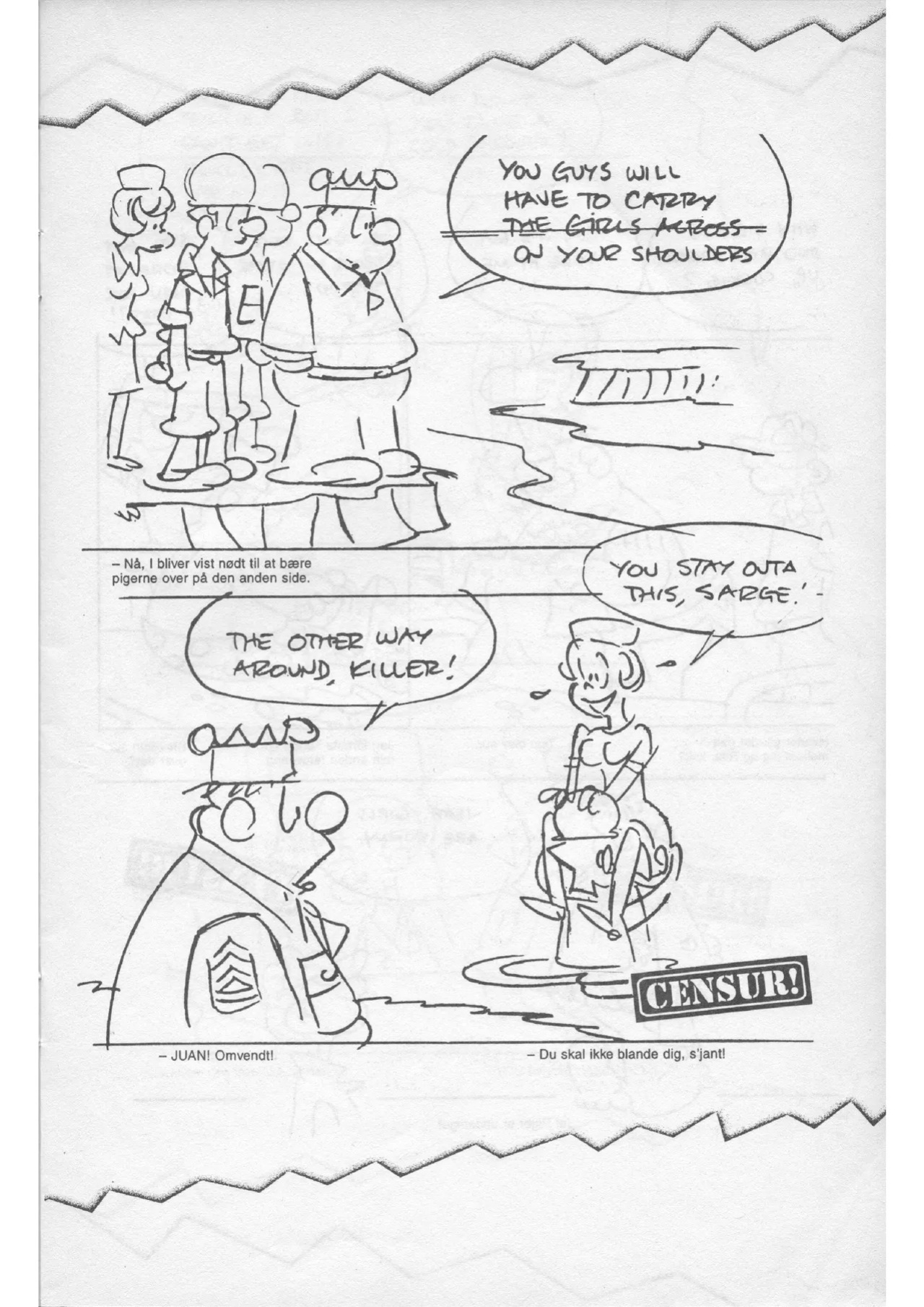 [Mort Walker] Basserne Censur! #1 [Danish, English]