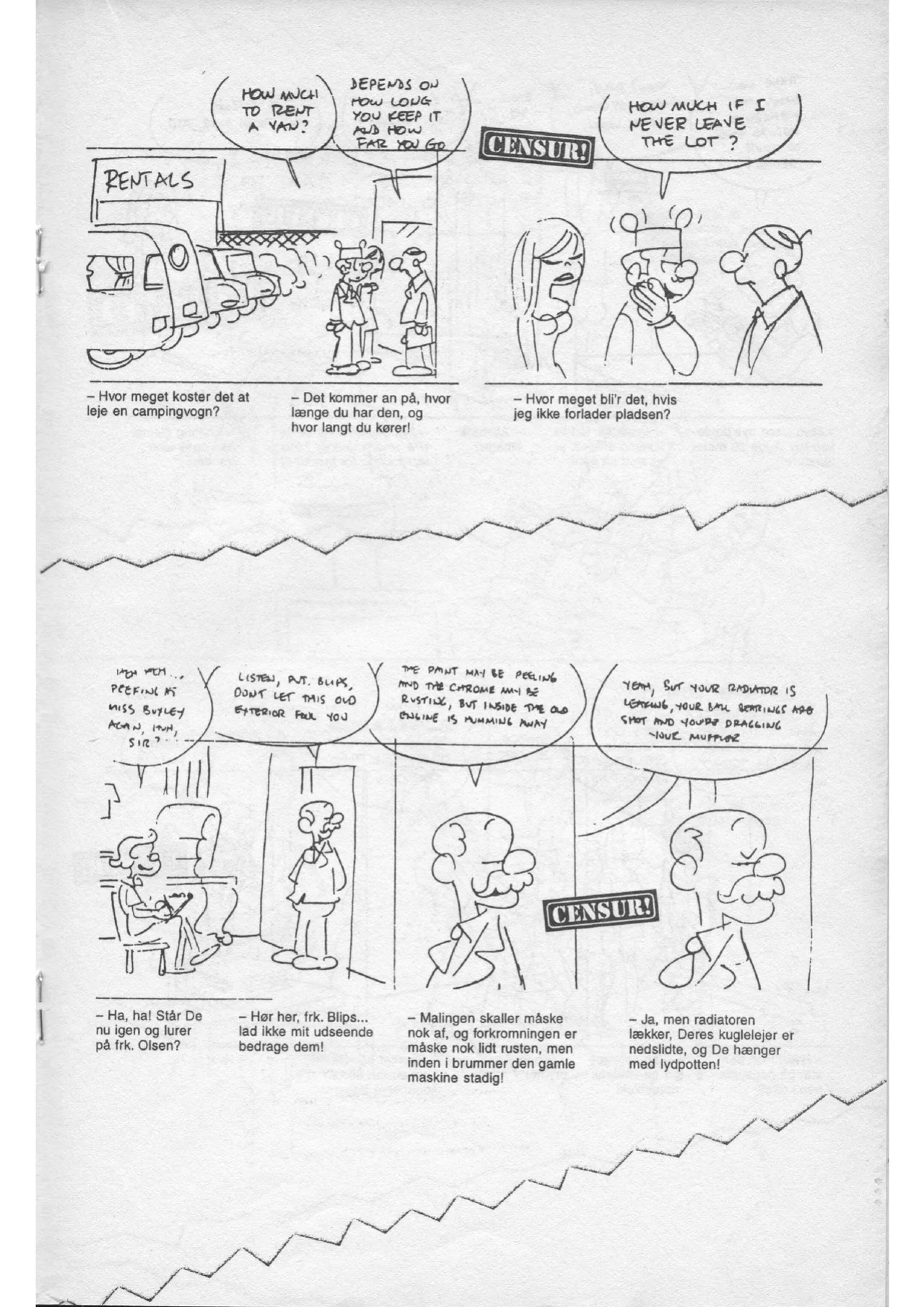 [Mort Walker] Basserne Censur! #1 [Danish, English]