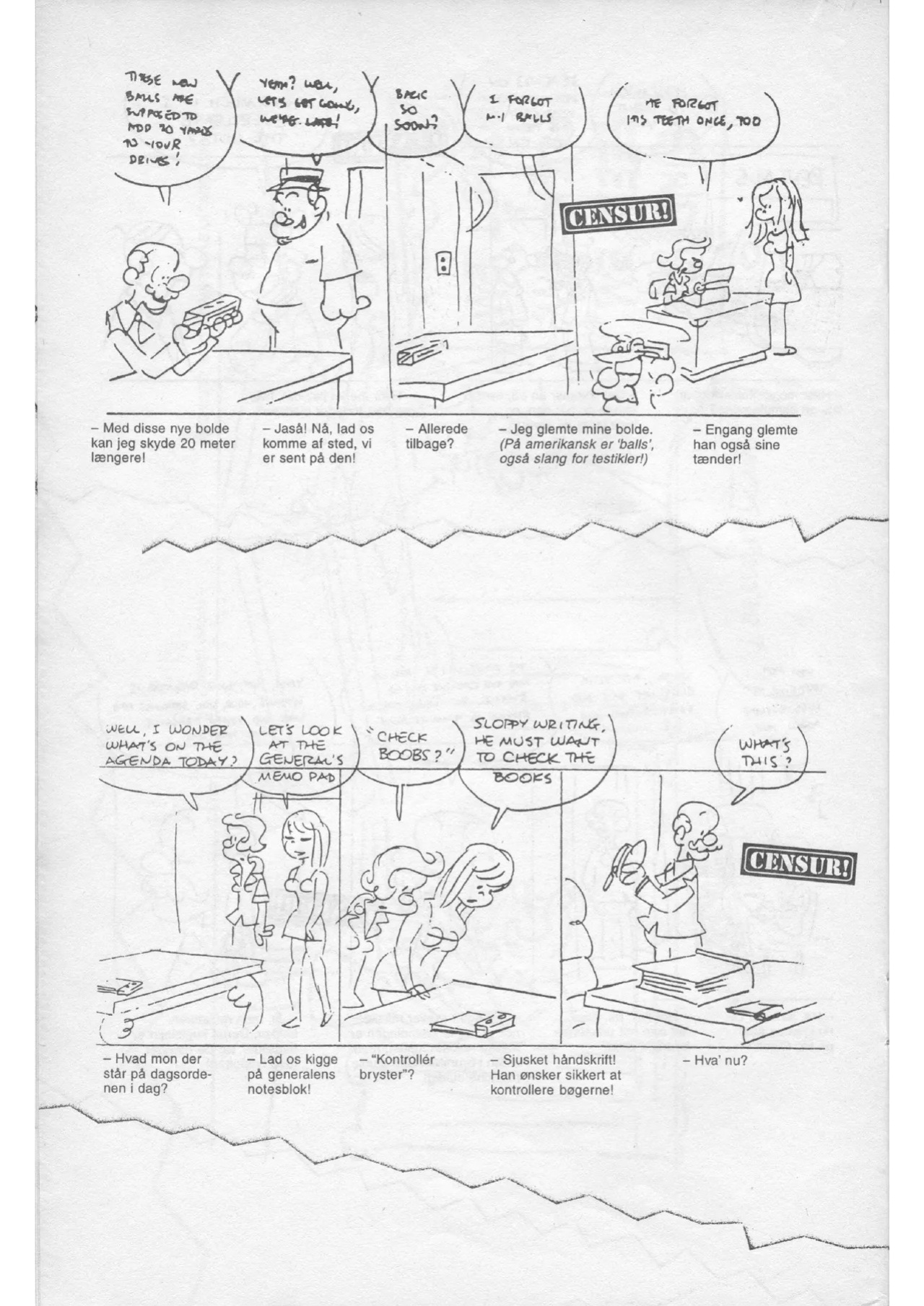 [Mort Walker] Basserne Censur! #1 [Danish, English]