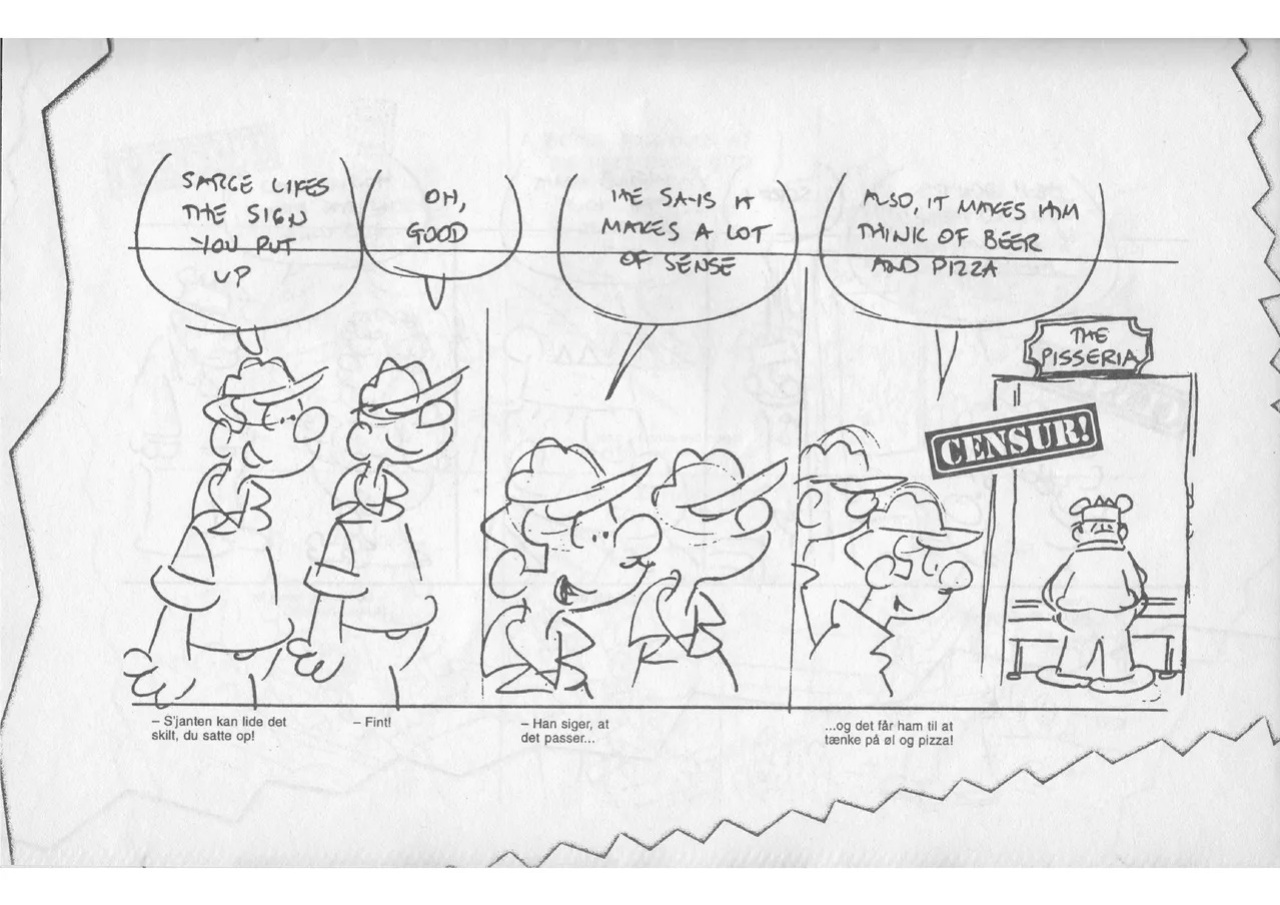 [Mort Walker] Basserne Censur! #1 [Danish, English]