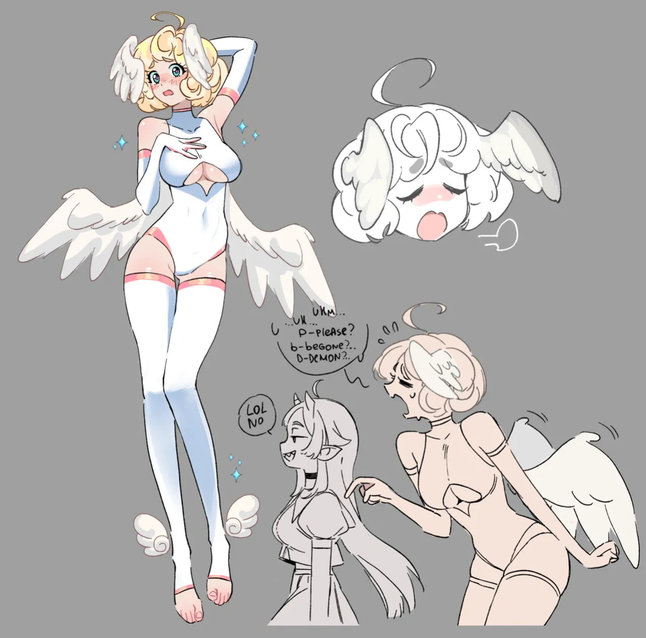 [Snegovski] Gabi & Momo/Nono (OC)