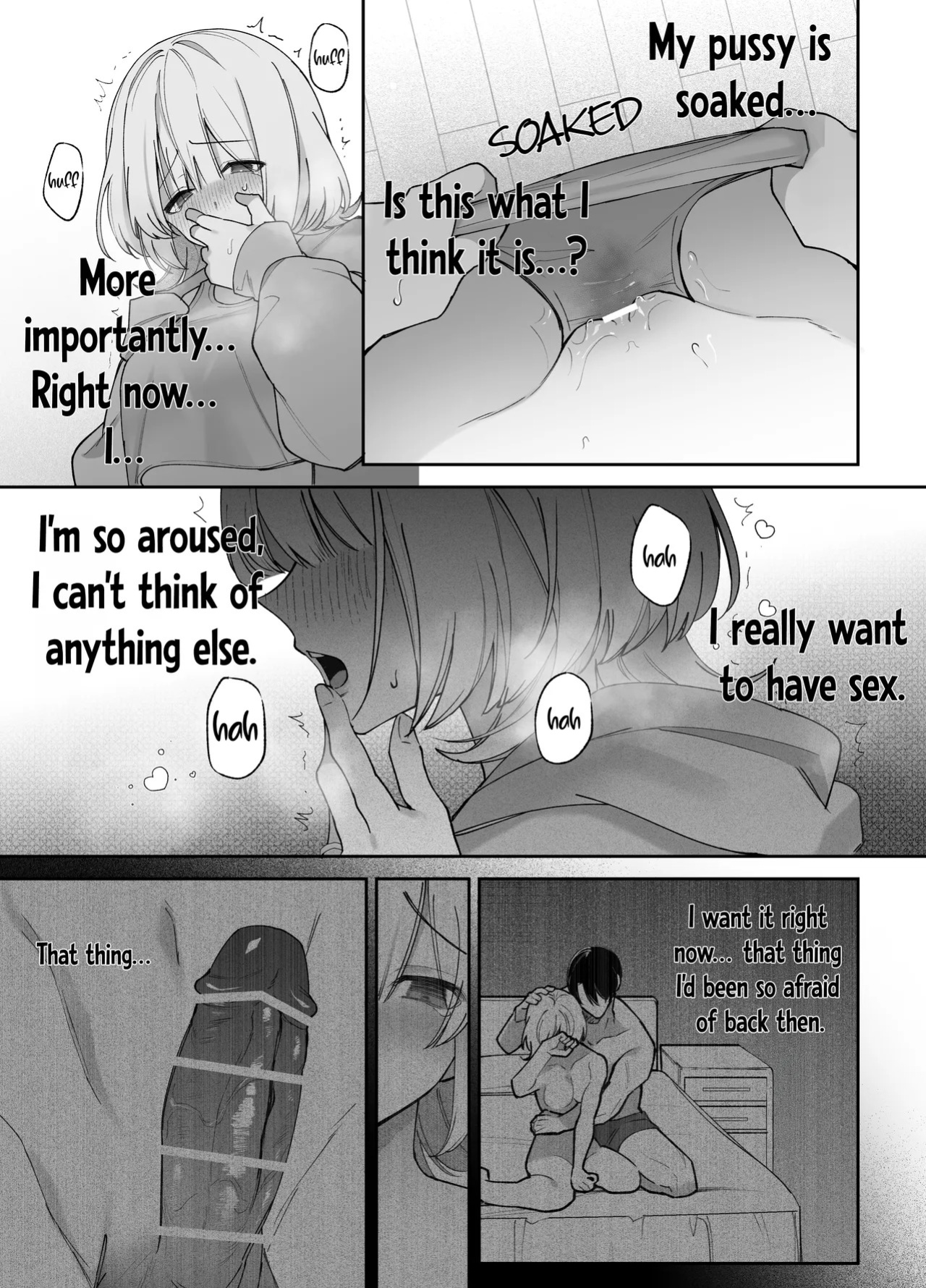 If you're scared of sex, I'll impregnate you while you're sleeping.