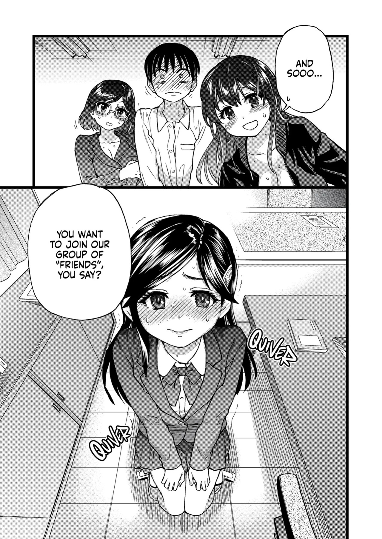 [Okina Keikaku (Shiwasu no Okina)] Watashi o Ecchi no Nakama ni Irete Kudasai | Please! Freeze! Please! After-School Sex Ed [English] [J18] [Decensored] [Digital]