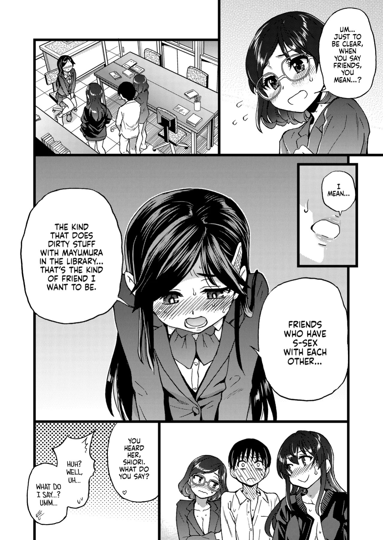 [Okina Keikaku (Shiwasu no Okina)] Watashi o Ecchi no Nakama ni Irete Kudasai | Please! Freeze! Please! After-School Sex Ed [English] [J18] [Decensored] [Digital]