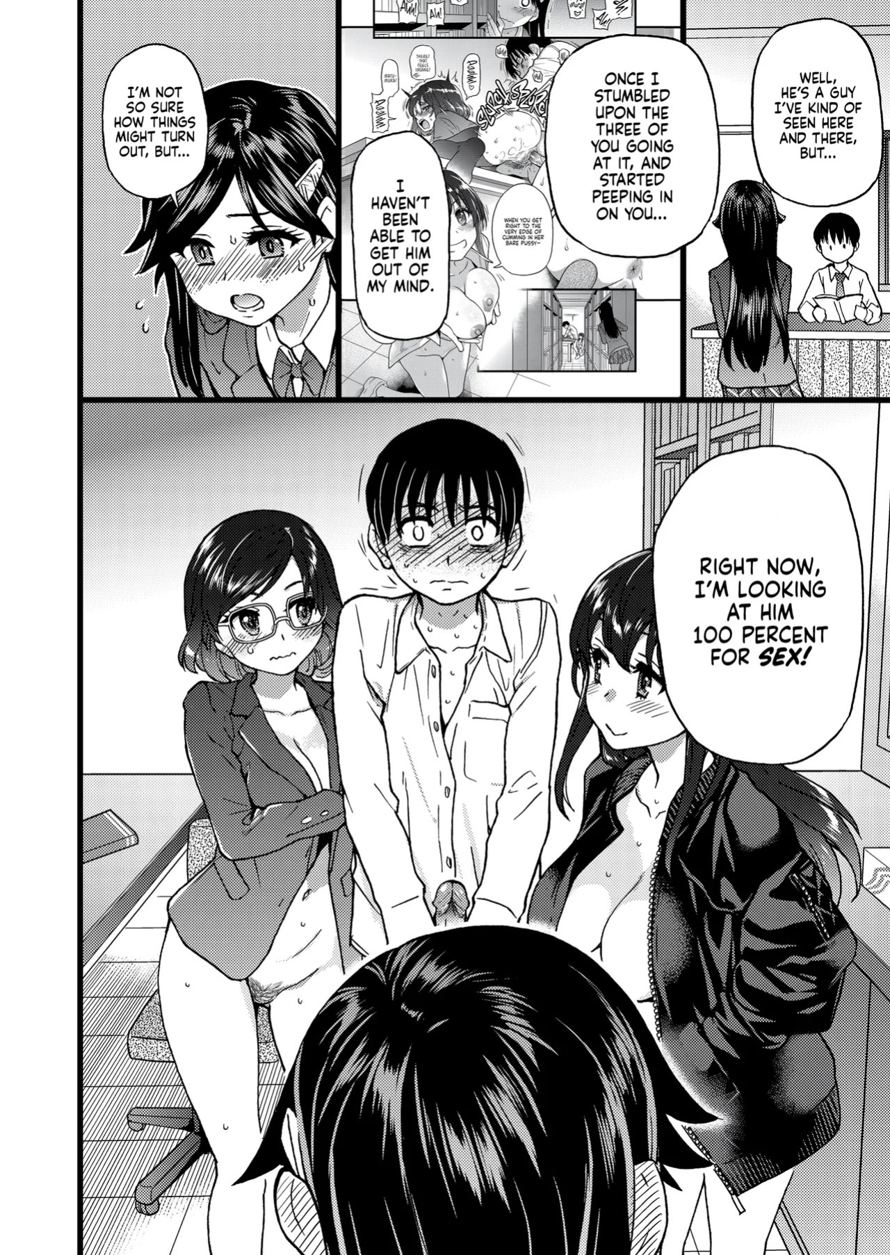 [Okina Keikaku (Shiwasu no Okina)] Watashi o Ecchi no Nakama ni Irete Kudasai | Please! Freeze! Please! After-School Sex Ed [English] [J18] [Decensored] [Digital]