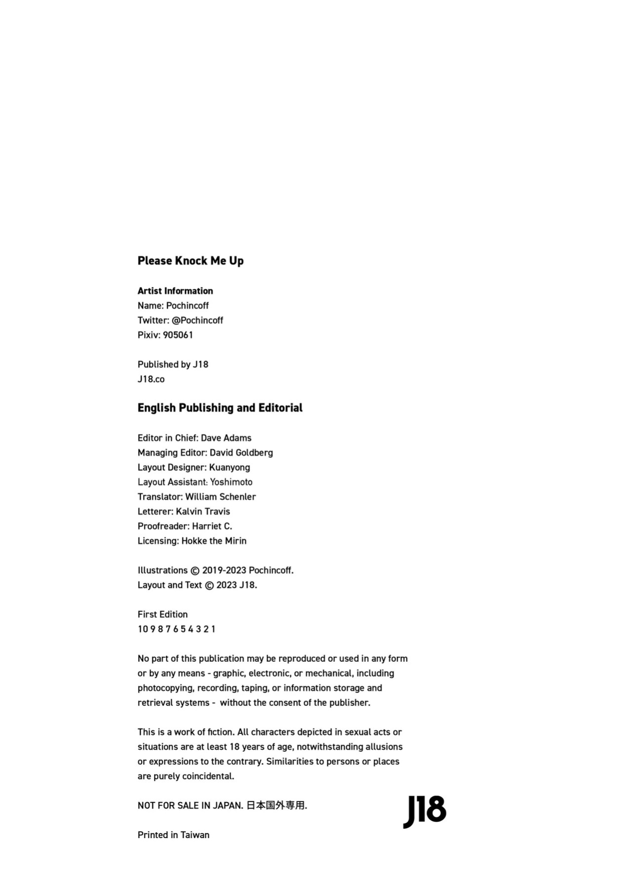 [Pochincoff] Please Knock Me Up [English] [J18] [Decensored] [Digital]