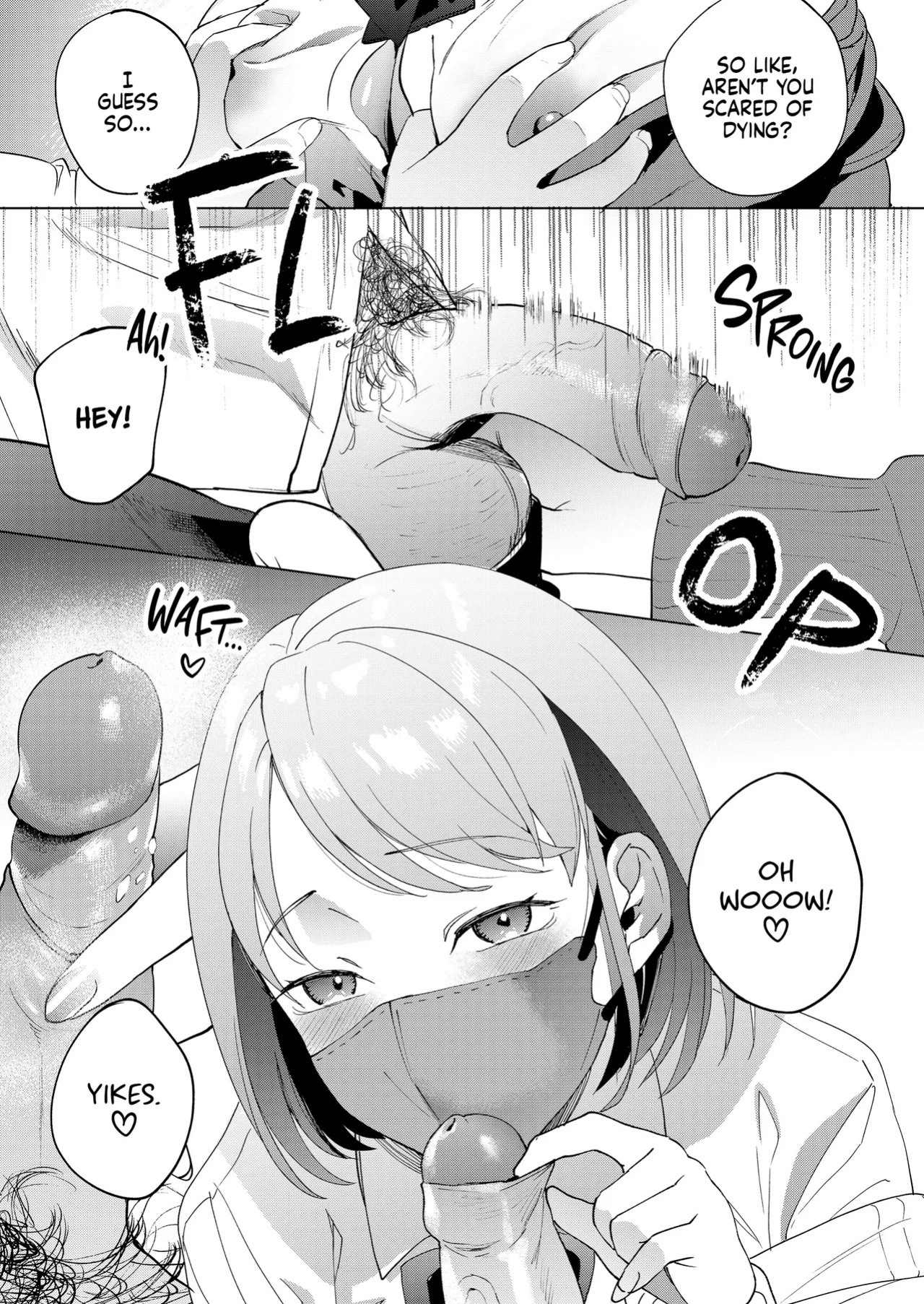 [Manmaya (Same Manma)] Jinsei Shuuryou 5-byou Mae Nazo JK ni Kuwareru | Five Seconds Before I Died [English] [J18] [Decensored] [Digital]