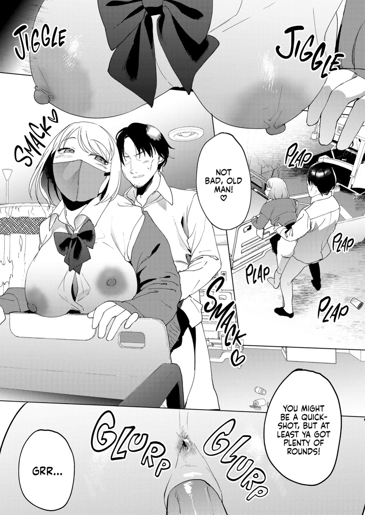 [Manmaya (Same Manma)] Jinsei Shuuryou 5-byou Mae Nazo JK ni Kuwareru | Five Seconds Before I Died [English] [J18] [Decensored] [Digital]