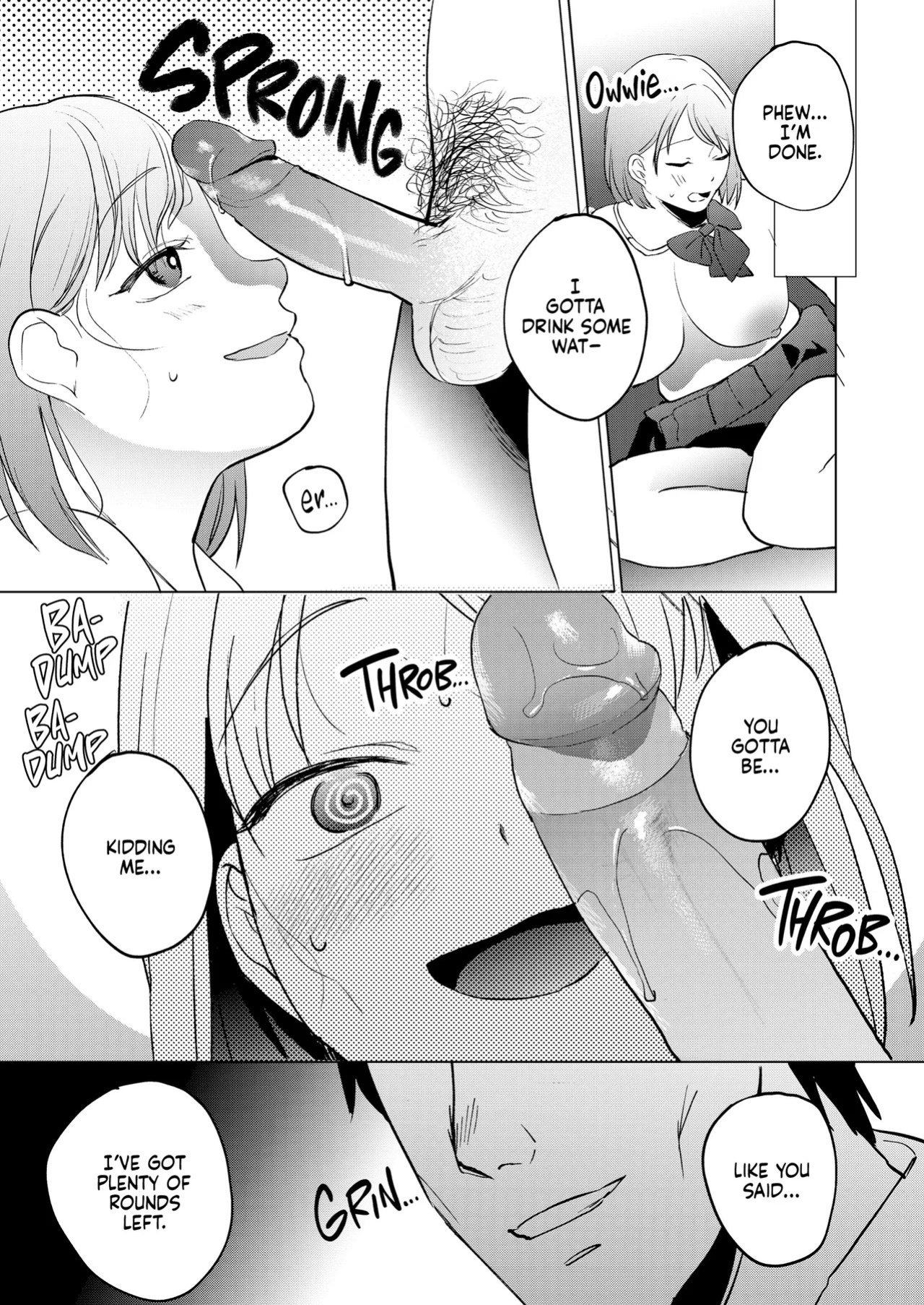 [Manmaya (Same Manma)] Jinsei Shuuryou 5-byou Mae Nazo JK ni Kuwareru | Five Seconds Before I Died [English] [J18] [Decensored] [Digital]
