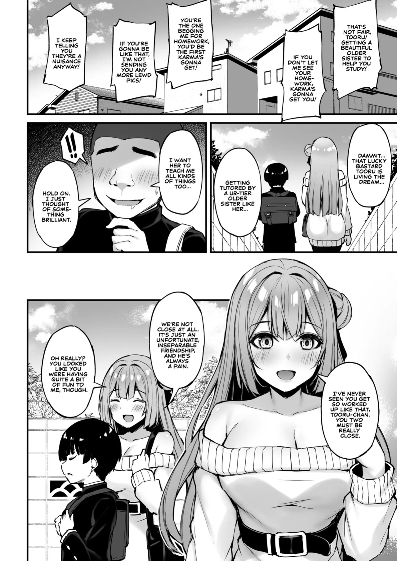 [Mofurentei (Xe)] Itsumo Yasashii Oneesan Wa Boku No Inai Aida Ni | My Kind Onee-san, While I was away... [English] [Sonarin迫] [Digital]