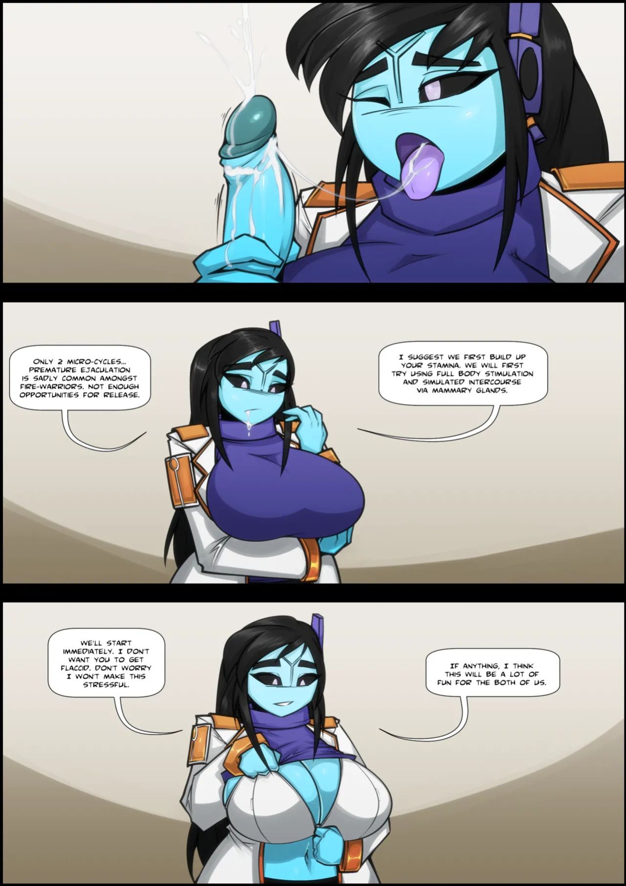[SexualYeti | XenoTiddyBot] T'au Breeding Center (Warhammer 40K)