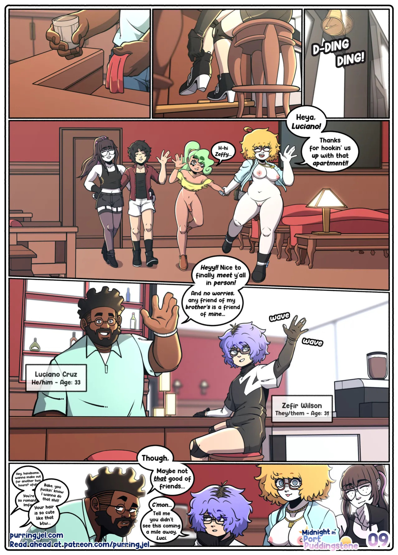 [Purringjel] Midnight in Port Puddingstone (Ongoing)