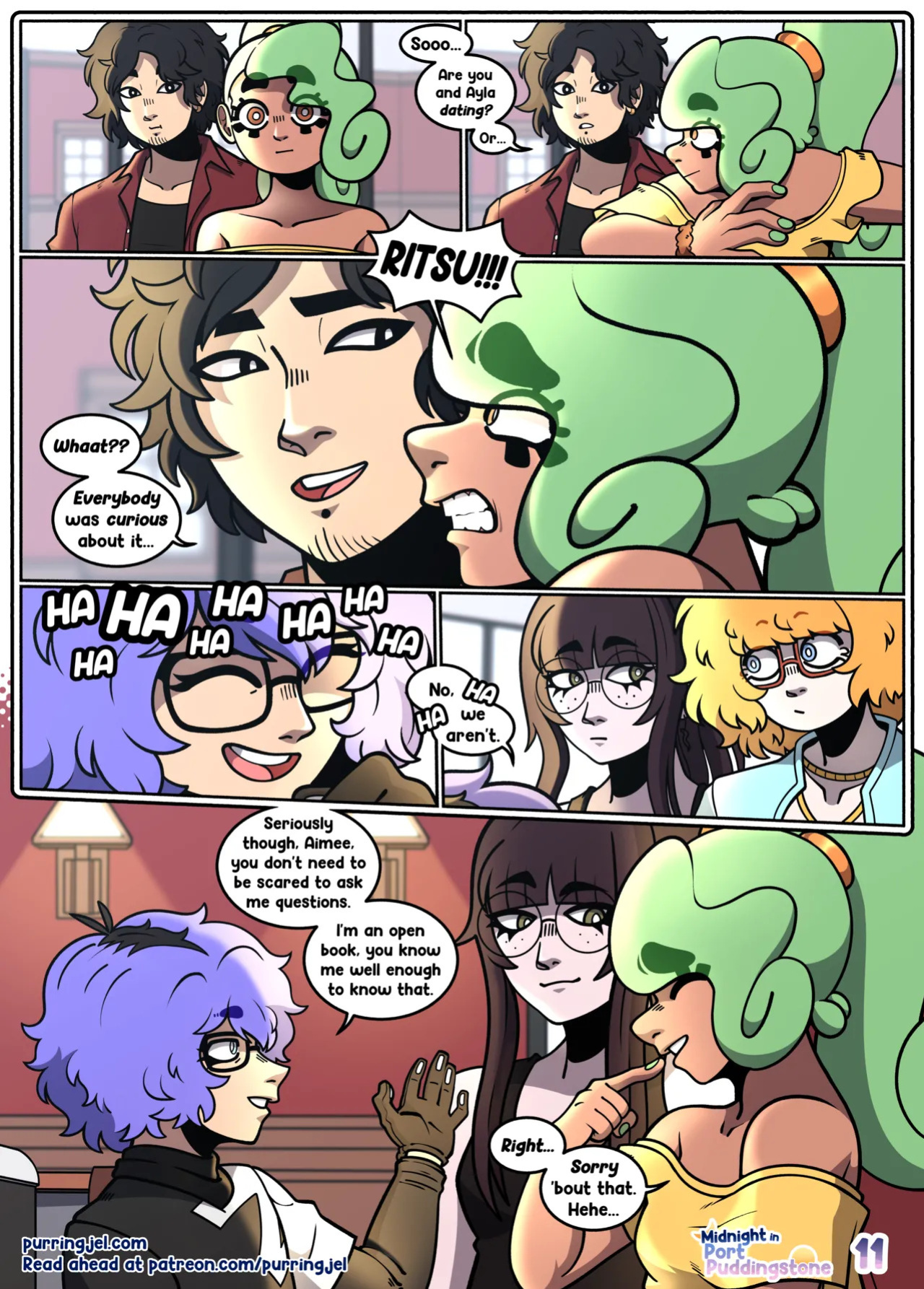 [Purringjel] Midnight in Port Puddingstone (Ongoing)