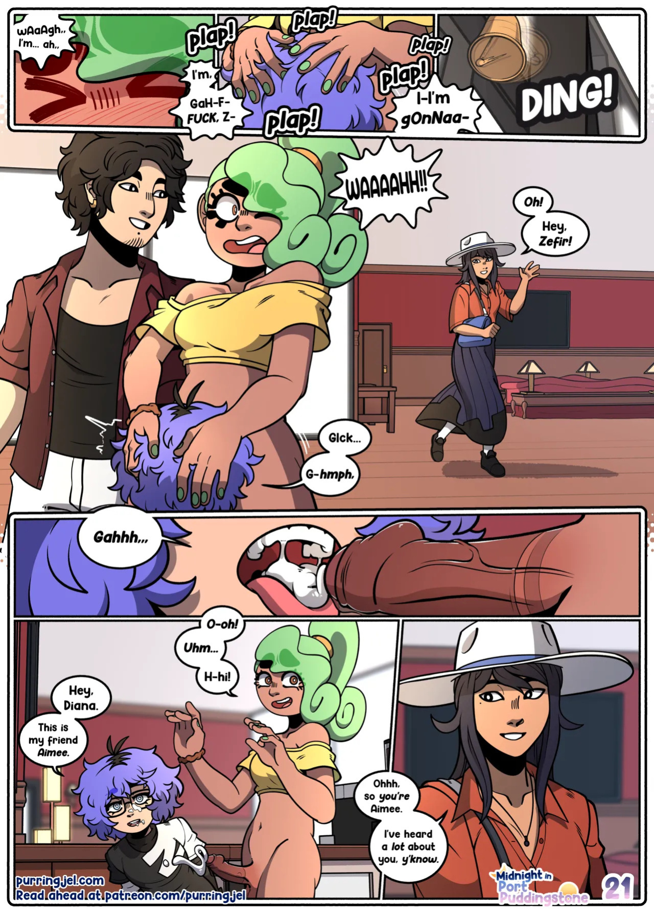 [Purringjel] Midnight in Port Puddingstone (Ongoing)