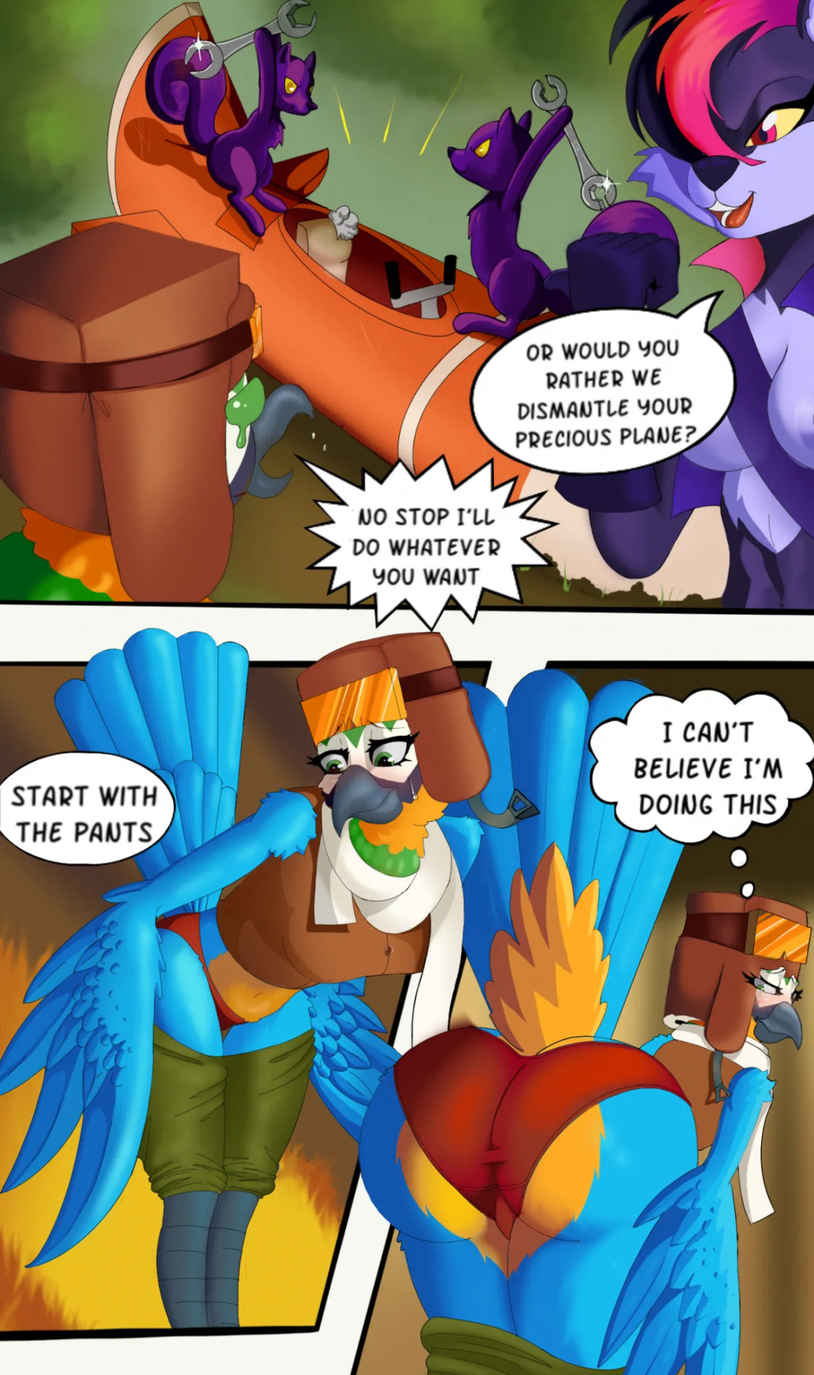 [Panty King] Mollie Macaw The Horniest Pilot You Ever Saw (Ongoing)
