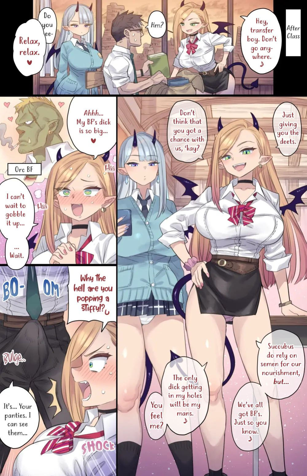 [Mimonel] Insterspecies Academy: Succubus Class 1-2 [English]