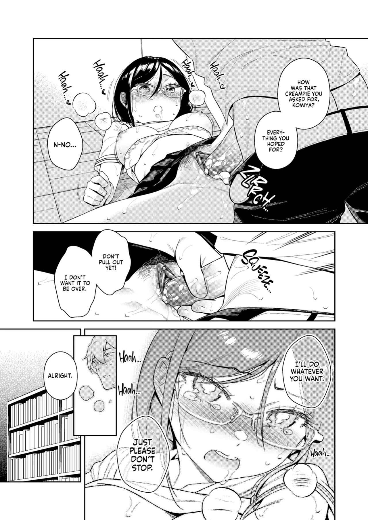 [2JIMUSUBI (Ohno Kanae)] Toshoshitsu no Kedamono-tachi | Library Beasts [English] [J18] [Decensored] [Digital]