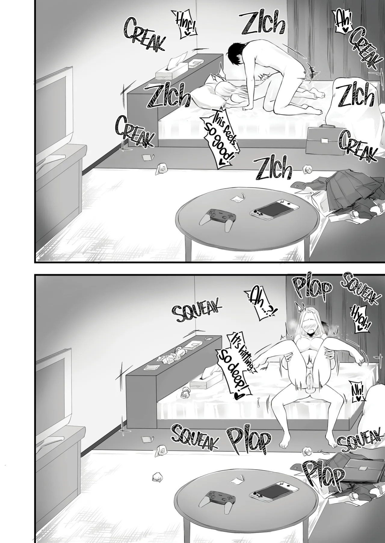 [Doushoku (Omizu Chihiro)] Cool-kei Netoge JK to Mankitsu Off-kai kara Hajimaru Love Ecchi | I Met Up With a Cool JK I Knew From an MMO and Had Great Sex With Her [English] [J18] [Decensored] [Digital]