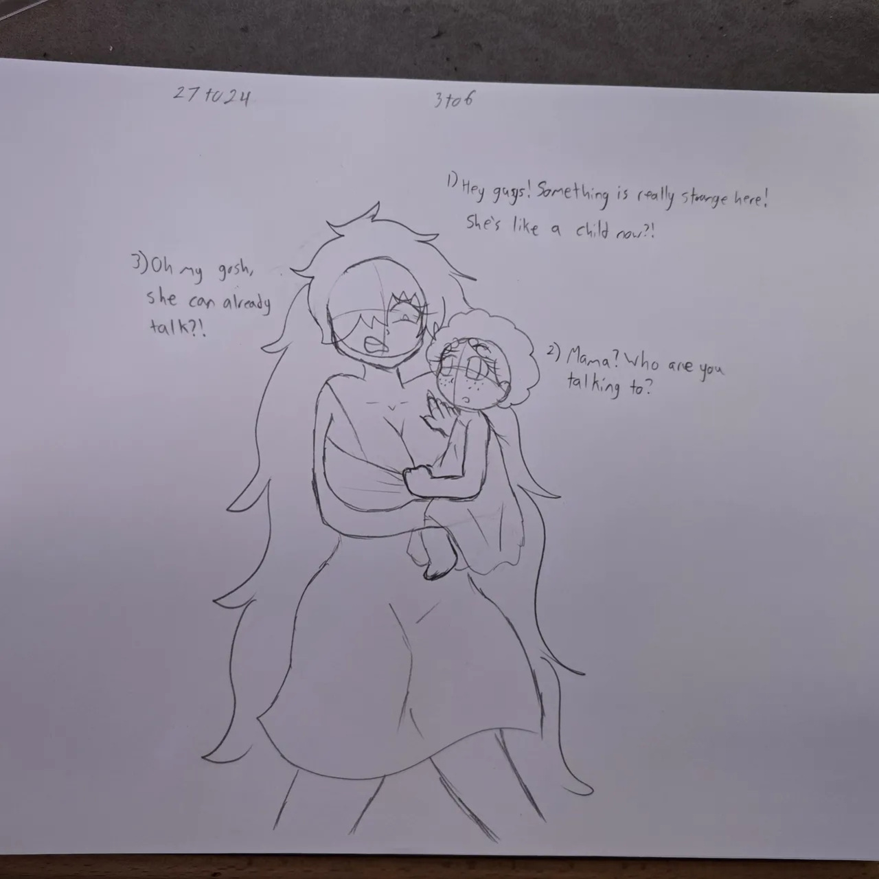 Edsrich - Age Regression + Age Progression [Pixiv Gallery]