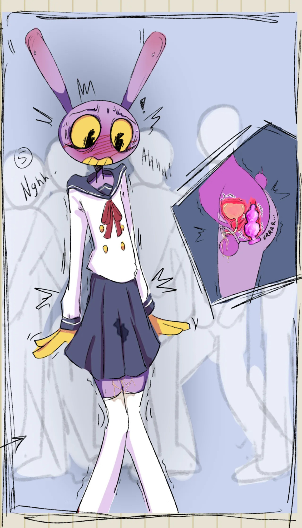 [HornyFudge] Jax X Thomas omorashi comic (The Amazing Digital Circus)