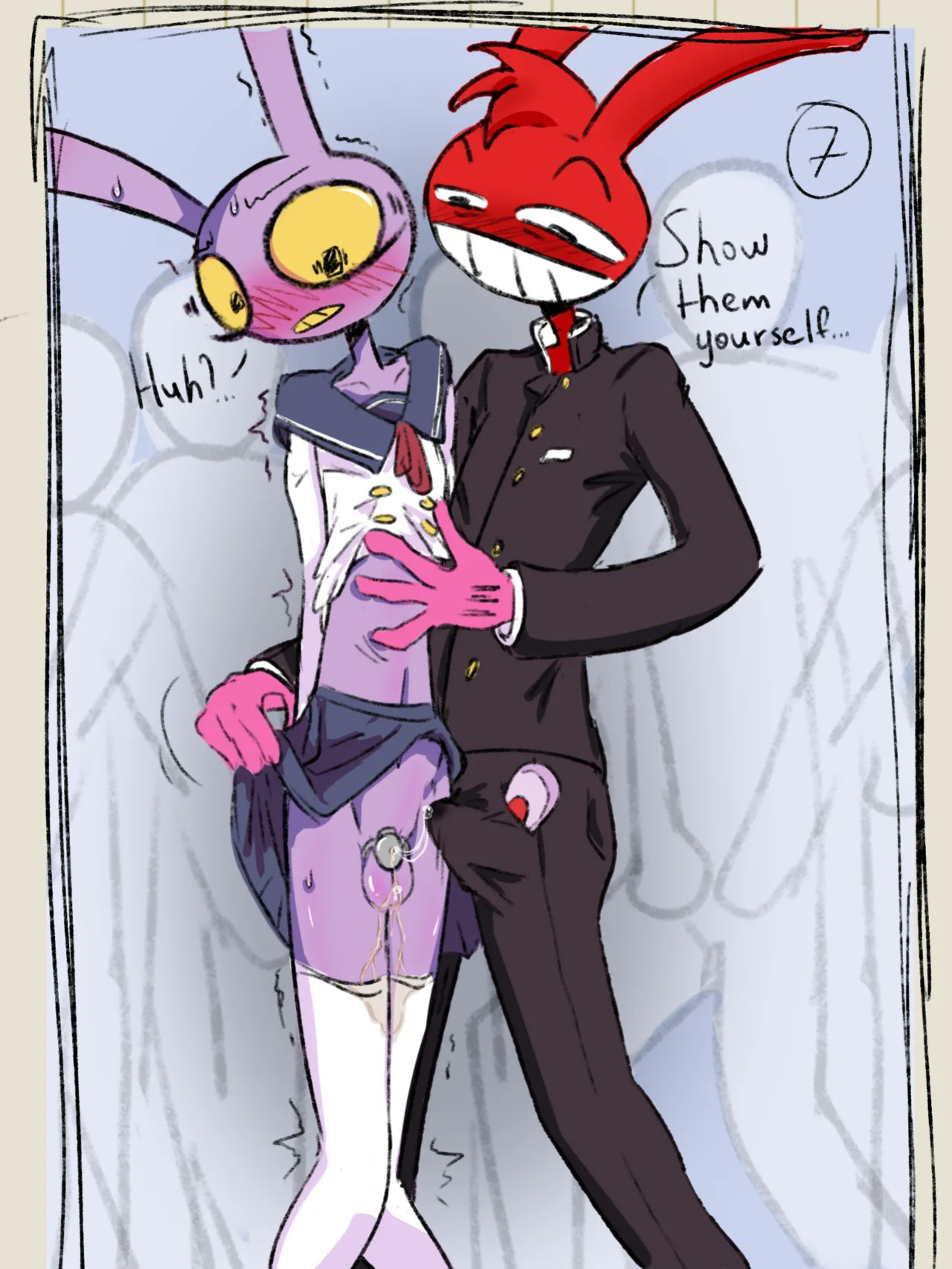 [HornyFudge] Jax X Thomas omorashi comic (The Amazing Digital Circus)