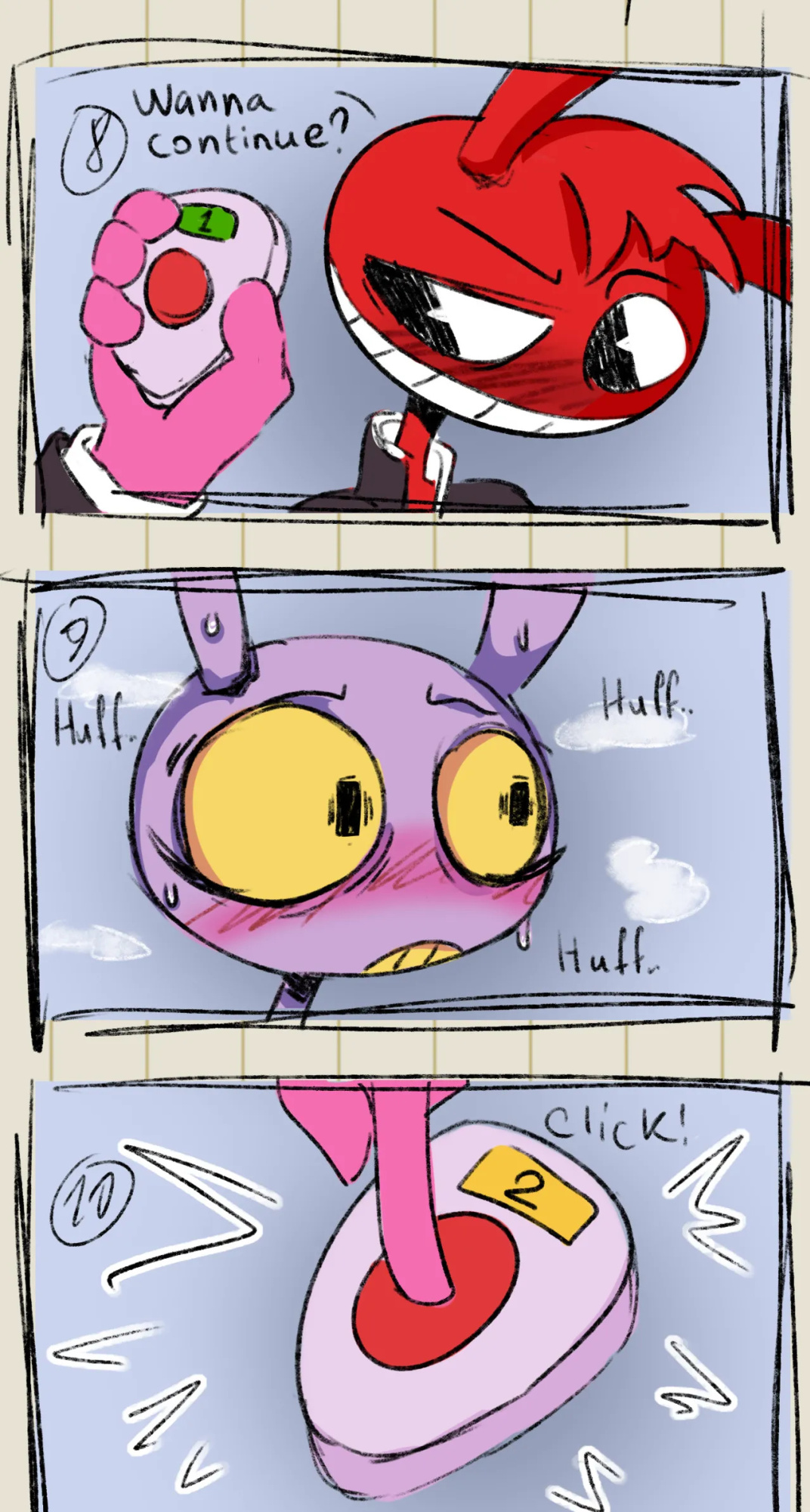 [HornyFudge] Jax X Thomas omorashi comic (The Amazing Digital Circus)