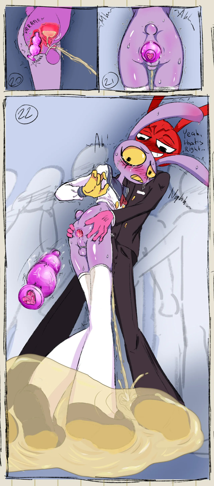 [HornyFudge] Jax X Thomas omorashi comic (The Amazing Digital Circus)