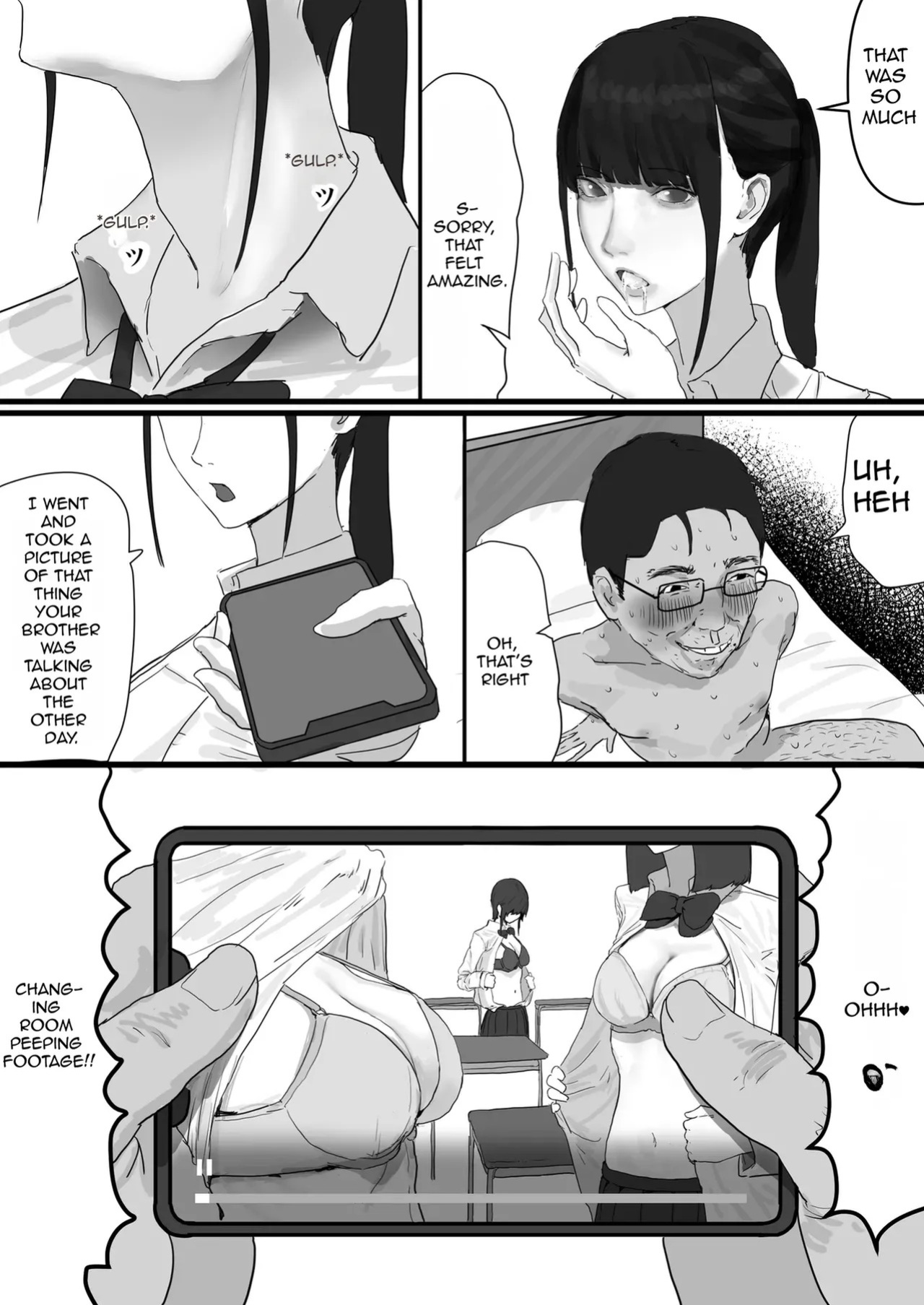 [Yanachi] A shy, nerdy guy gets dragged by his little sister to a school trip