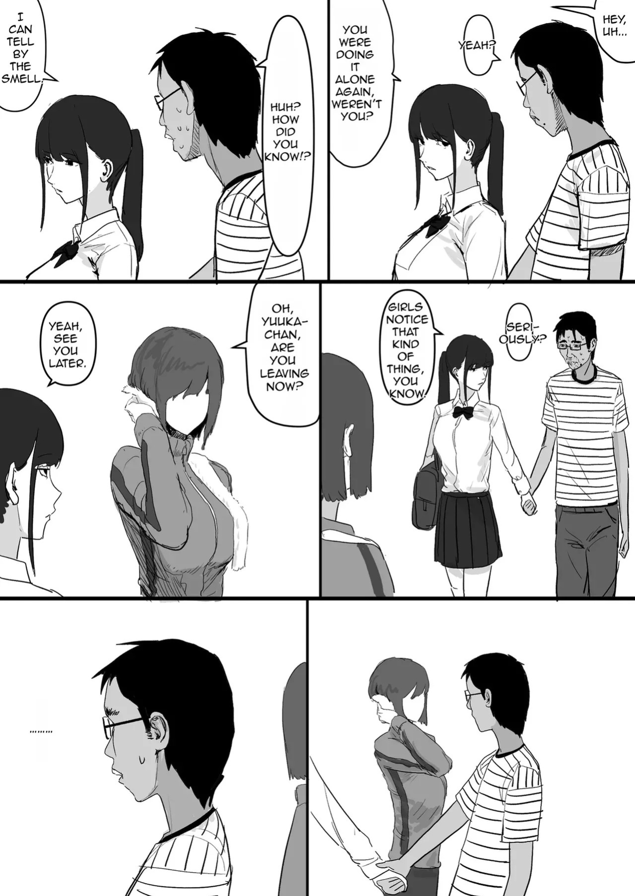 [Yanachi] A shy, nerdy guy gets dragged by his little sister to a school trip
