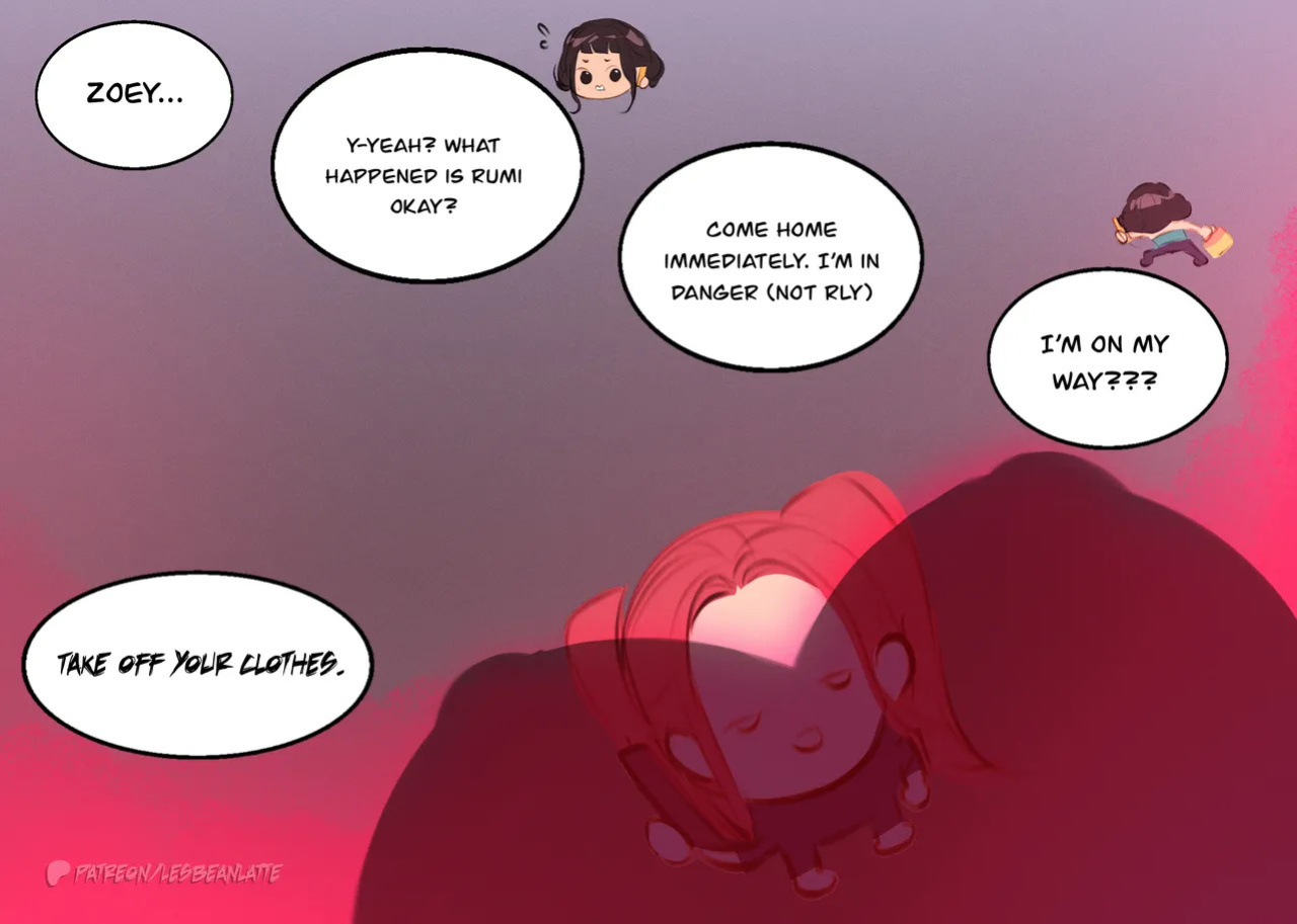 [Lesbeanlatte] Polytrix: Demon Heat go Boom (KPop Demon Hunters) [ongoing]