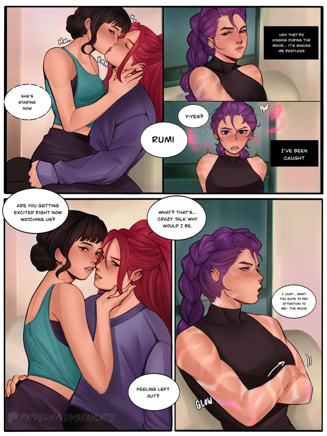 [Lesbeanlatte] Polytrix: Demon Heat go Boom (KPop Demon Hunters) [ongoing]