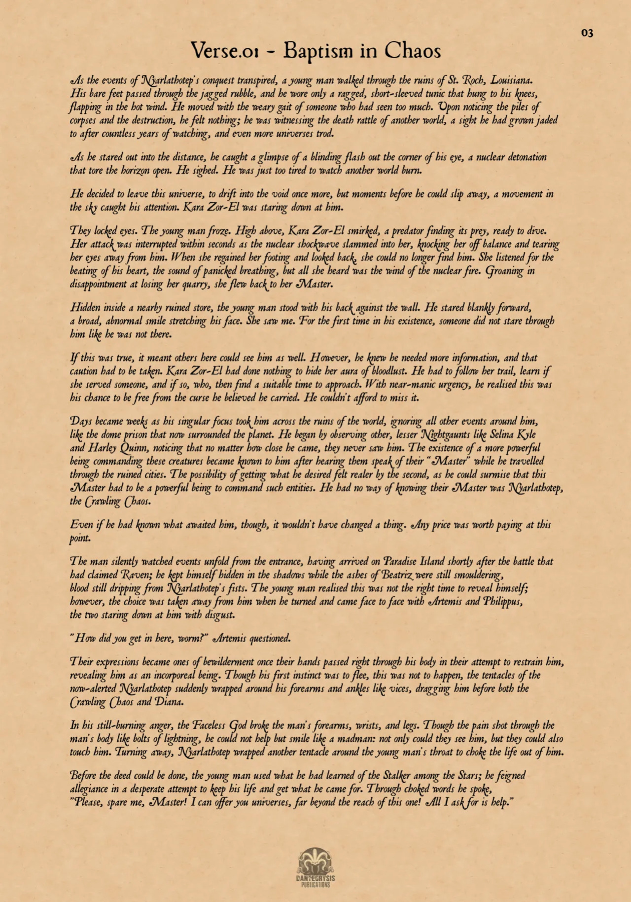 [DanteCrysis] The Acolyte Chronicles