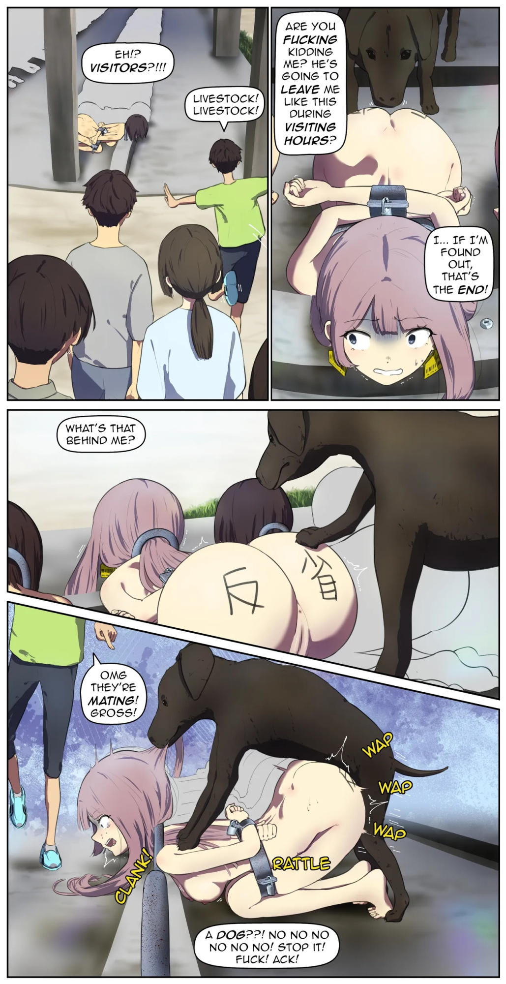 A life in the barn as punishment for a delinquent girl who has been spoiled until now【Translated by kochakaden】