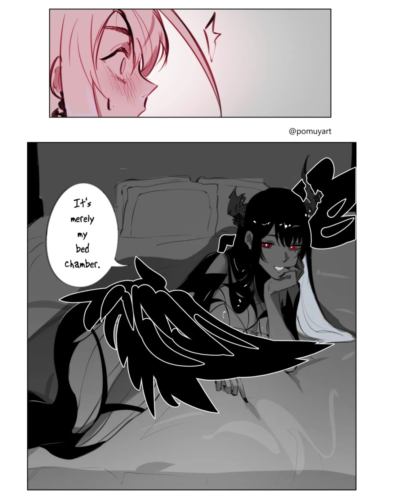 [Pomuya] Bloodraven (Nerissa Ravencroft x Elizabeth Rose Bloodflame) (Hololive)