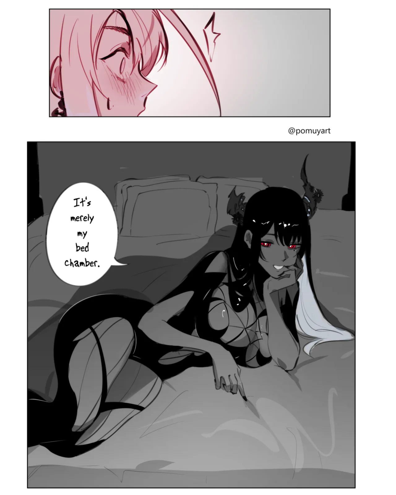 [Pomuya] Bloodraven (Nerissa Ravencroft x Elizabeth Rose Bloodflame) (Hololive)