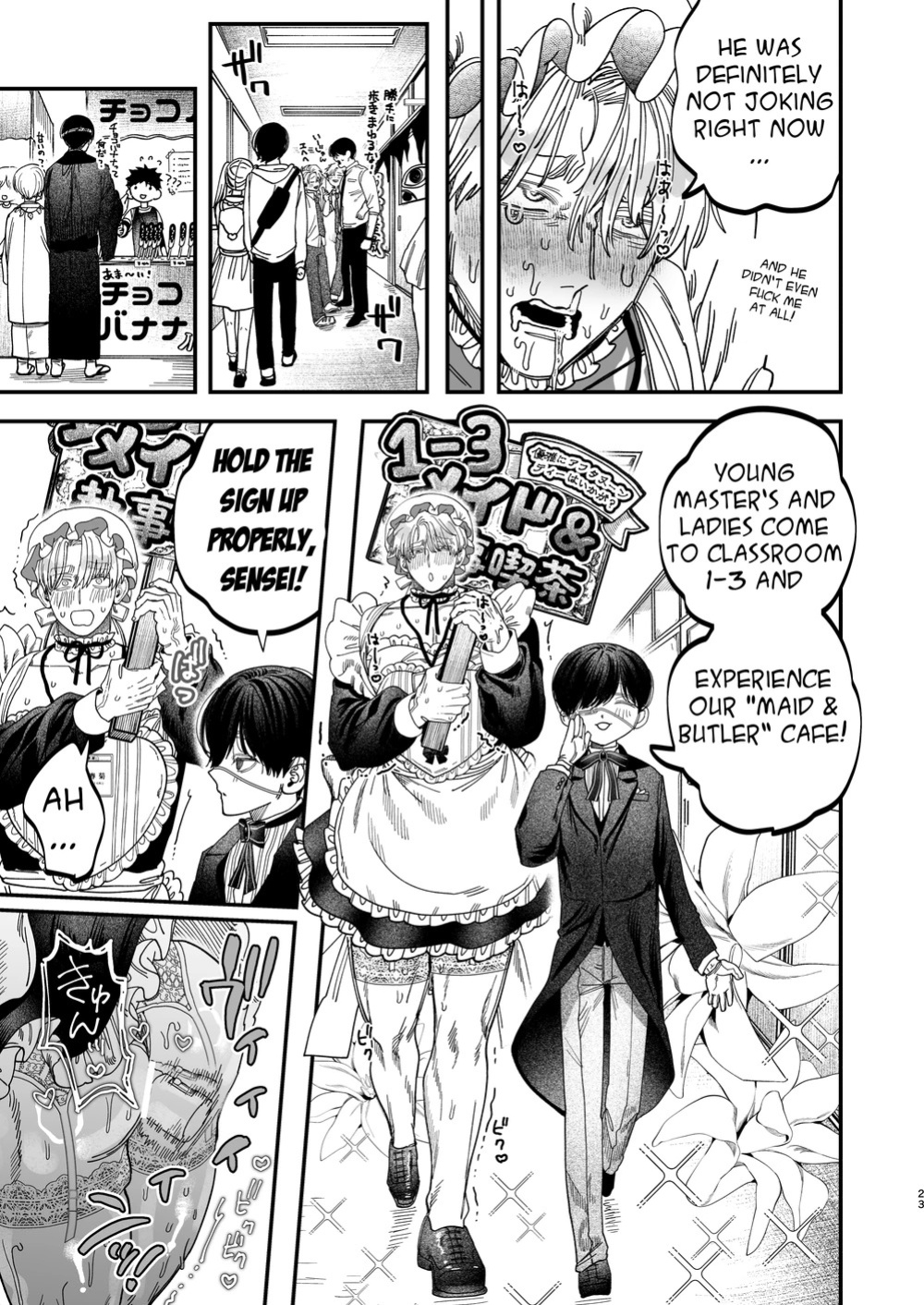 [Kanipanko ((Kanipan Mushamusha)] Sexually Trained By My Excessively Big Dicked Student ~Sloppy Culture Festival~ [Eng]