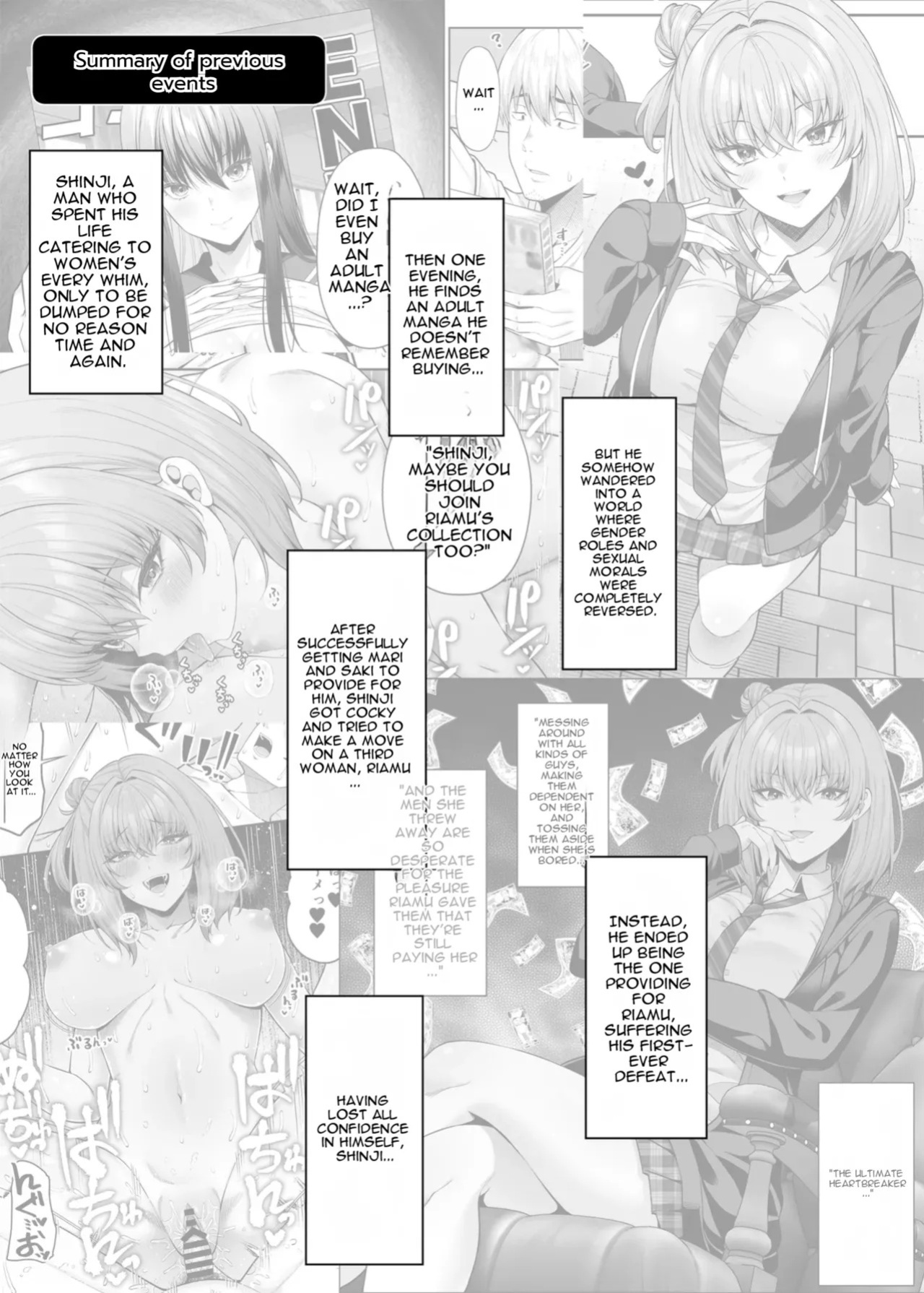 [Fujiya (Nectar)] Gyakuten Enkou 4 ~Ore ga Kawareru Sekai~ [Digital] [MTL]