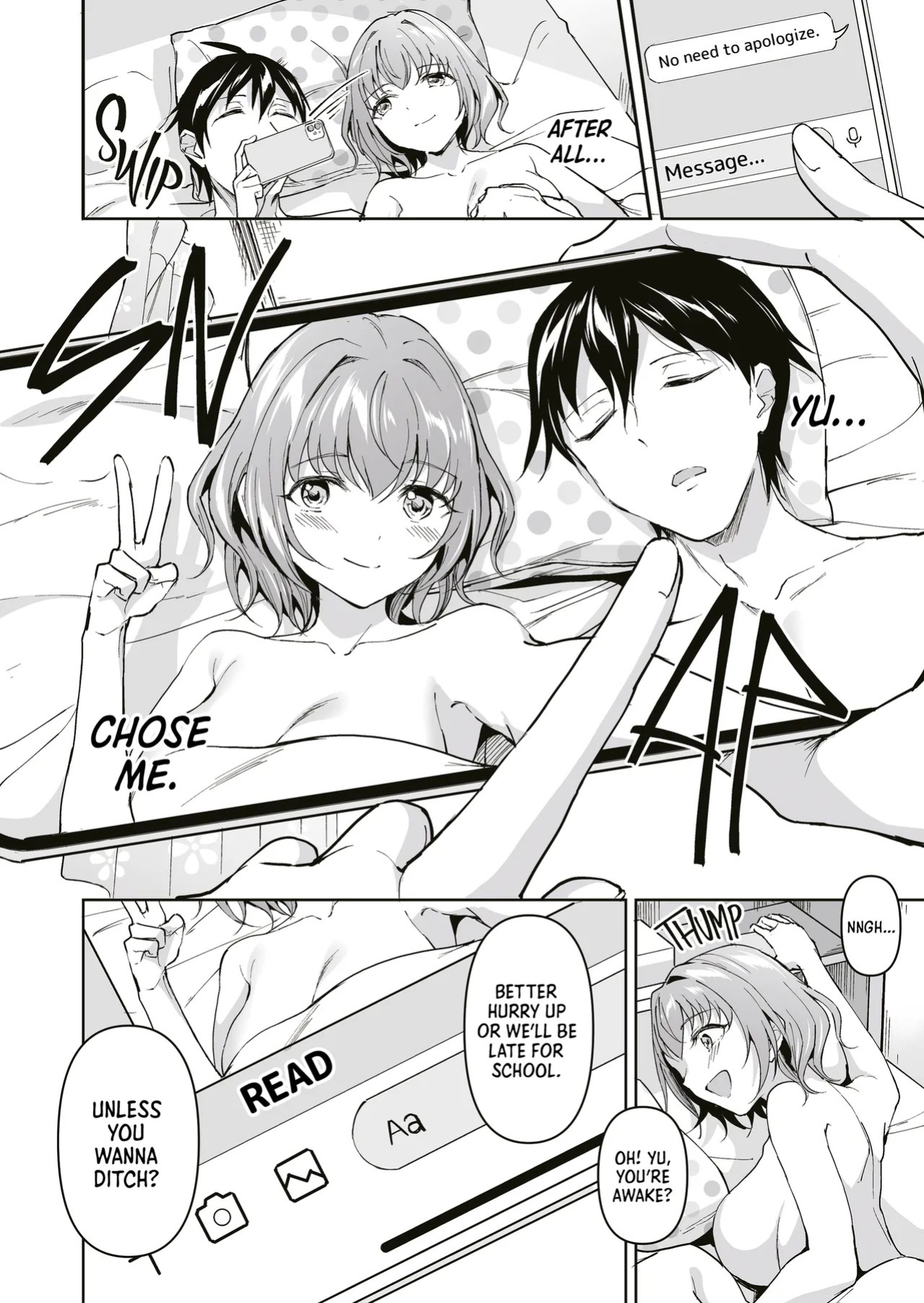 [Doushoku (Kuguri Oimo)] Netoriai -Watashi no Hou ga, Kimi ga Suki- | Stealing Back Your Love [English] [J18] [Decensored] [Digital]