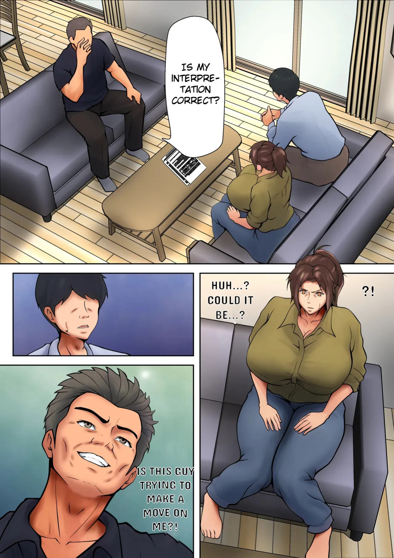 [Pentacle (Shimipan)] A Married Woman Who Chose to Be Embraced for The Sake of Her Daughter - A Night Sanctioned by Her Husband Part 1+2 [English]