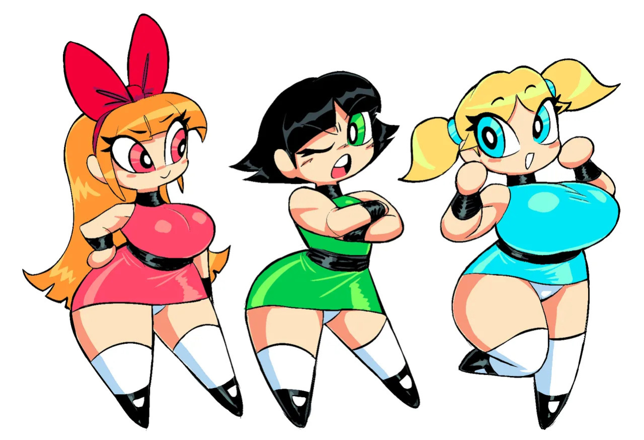 [TheGuyWhoDrawsALot) The Plow-Her Slut Girls (The Powerpuff Girls)