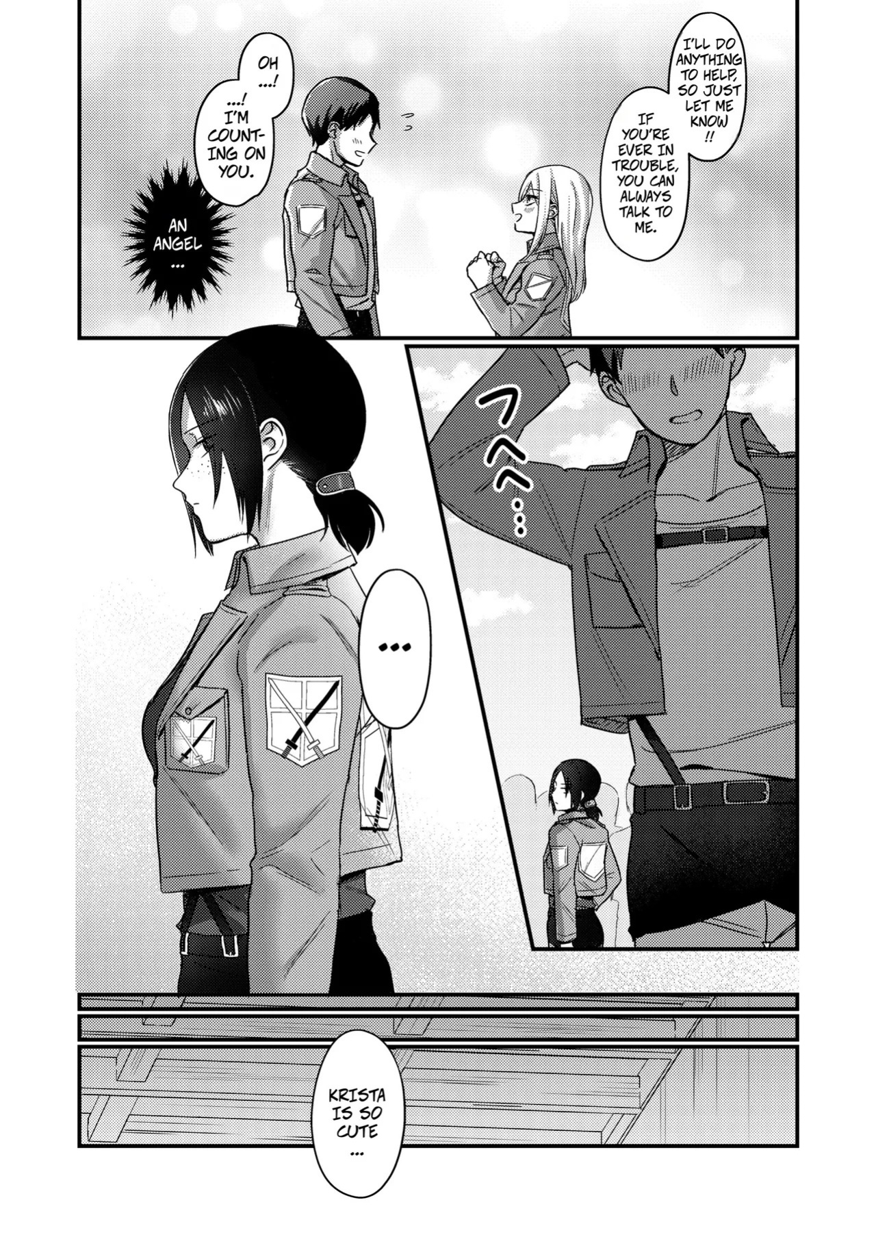 [Natsu no Seikatsu (Piiyoshi, LEXI)] I Love You Ymir, Marry Me! -- Ymir Suki da Kekkon shite Kure (Shingeki no Kyojin) [Digital]