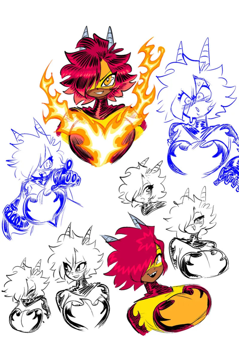 Theguywhodrawsalot characters